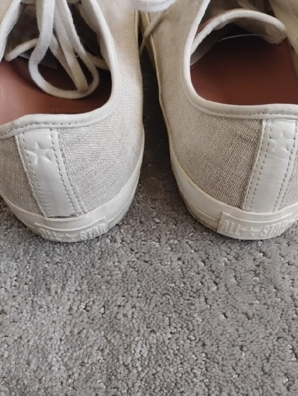 Converse All Stars. Men's 13. Light Beige. Excellent Condition. - Picture 4 of 8